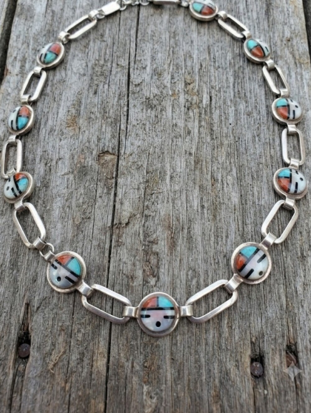 Sterling Silver Inlaid BRACELET